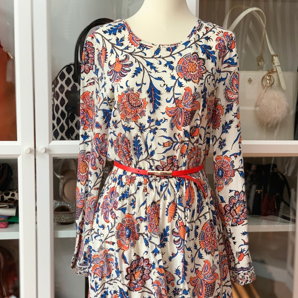 ASOS Long Sleeve Printed Dress